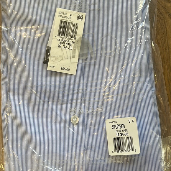 Calvin Klein, blue checkered shirt - Picture 3 of 4